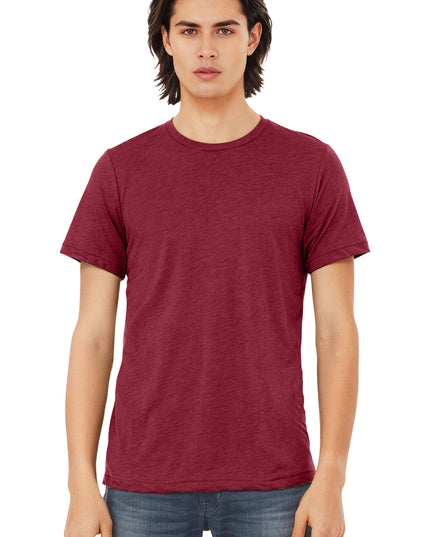 BELLA+CANVAS  Unisex Triblend Short Sleeve Tee. BC3413 - Cardinal Triblend