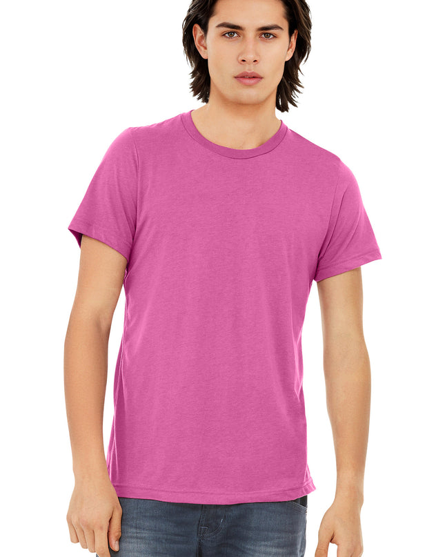 BELLA+CANVAS  Unisex Triblend Short Sleeve Tee. BC3413 - Charity Pink Triblend