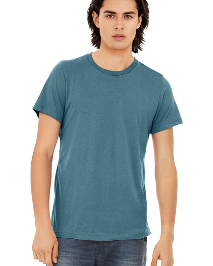 BELLA+CANVAS  Unisex Triblend Short Sleeve Tee. BC3413 - Denim Triblend
