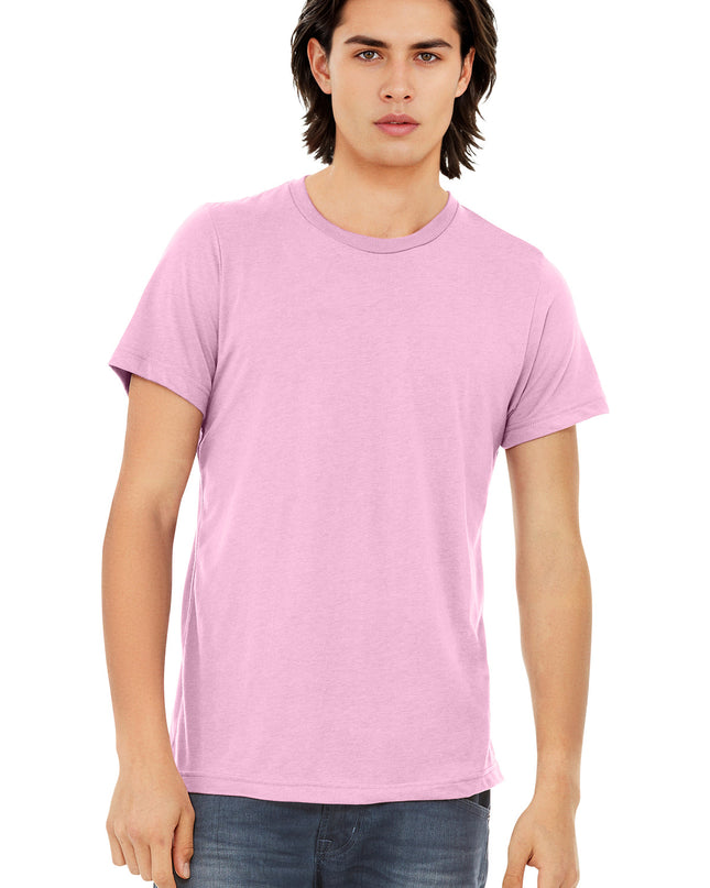 BELLA+CANVAS  Unisex Triblend Short Sleeve Tee. BC3413 - Lilac Triblend
