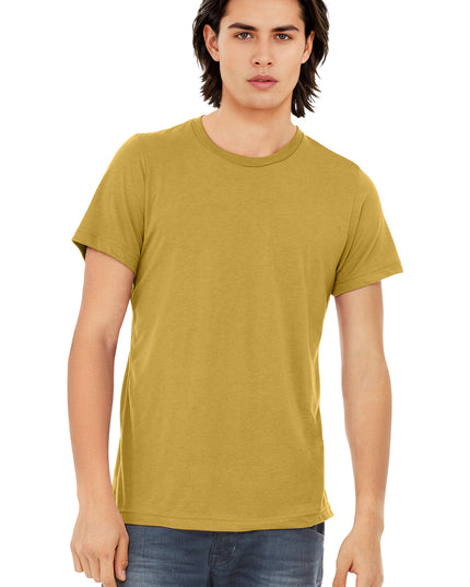BELLA+CANVAS  Unisex Triblend Short Sleeve Tee. BC3413 - Mustard Triblend