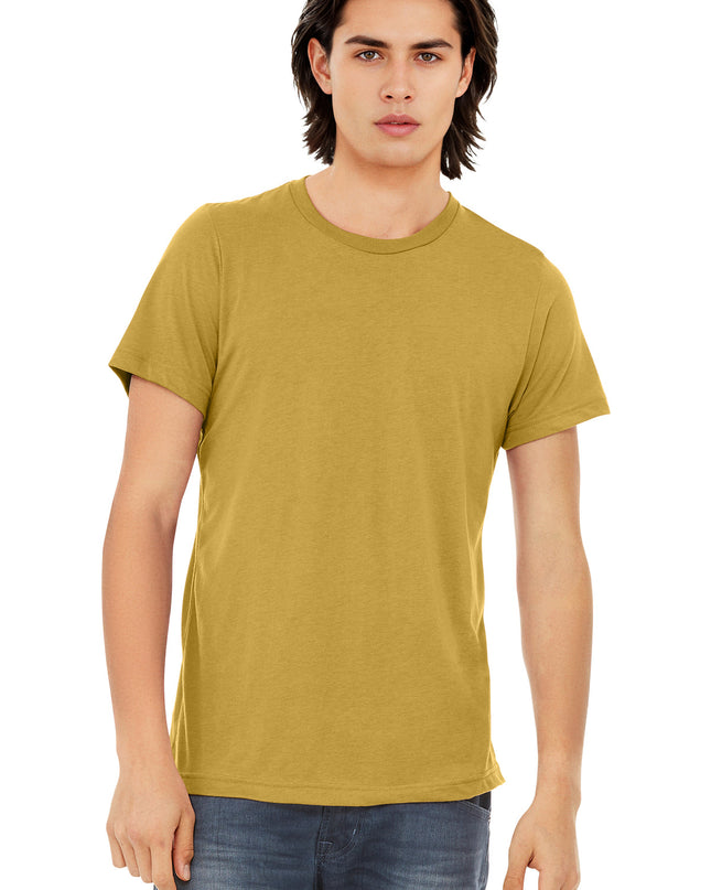 BELLA+CANVAS  Unisex Triblend Short Sleeve Tee. BC3413 - Mustard Triblend
