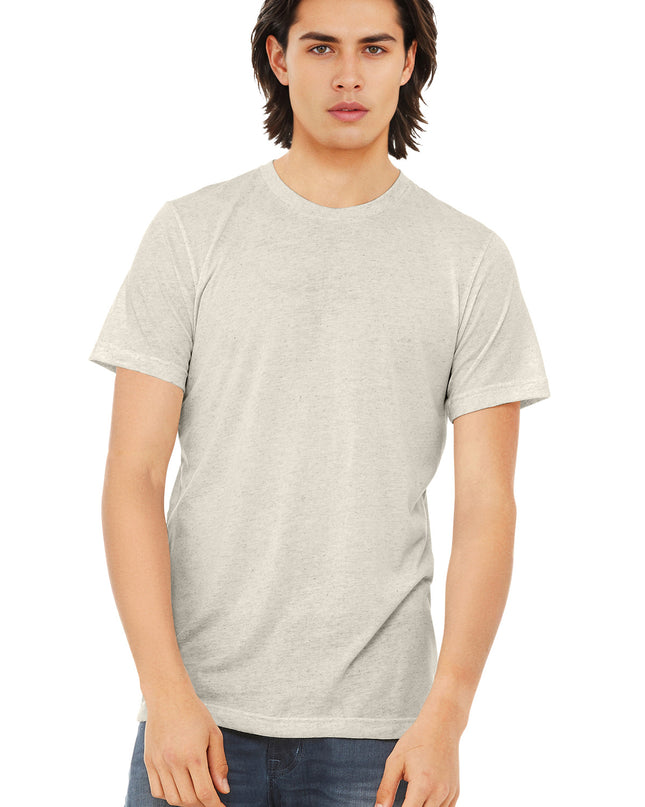 BELLA+CANVAS  Unisex Triblend Short Sleeve Tee. BC3413 - Oatmeal Triblend
