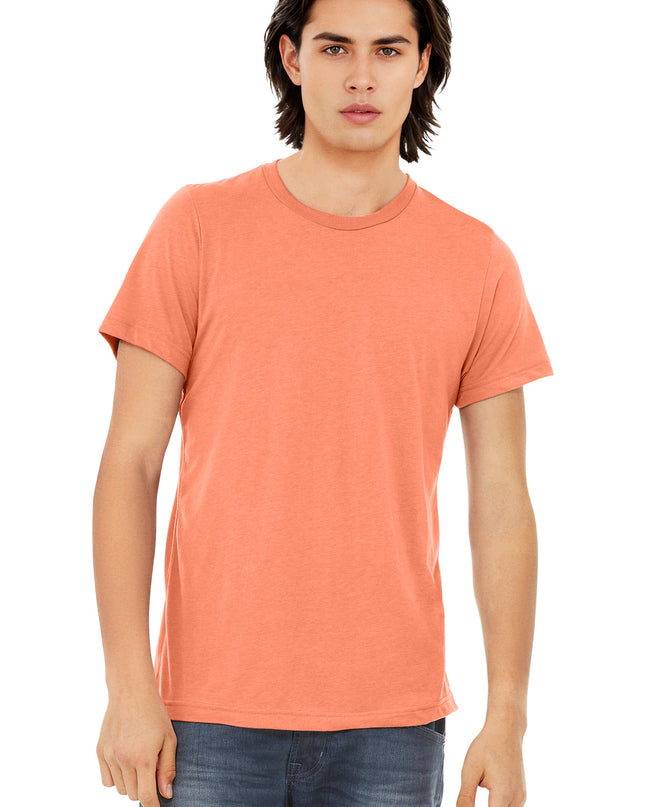 BELLA+CANVAS  Unisex Triblend Short Sleeve Tee. BC3413 - Orange Triblend