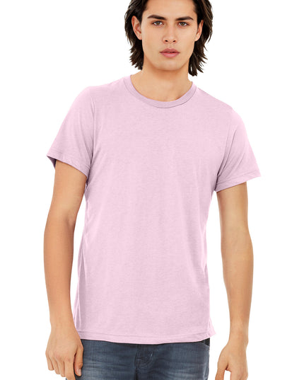 BELLA+CANVAS  Unisex Triblend Short Sleeve Tee. BC3413 - Pink Triblend