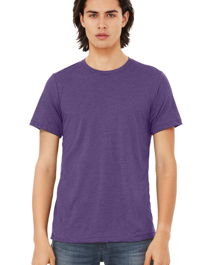 BELLA+CANVAS  Unisex Triblend Short Sleeve Tee. BC3413 - Purple Triblend