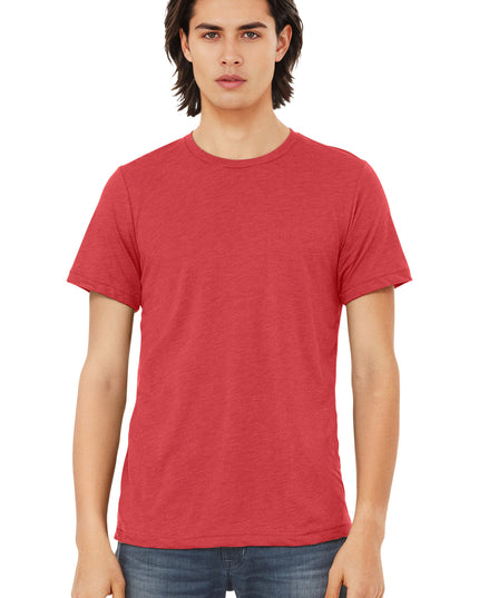 BELLA+CANVAS  Unisex Triblend Short Sleeve Tee. BC3413 - Red Triblend