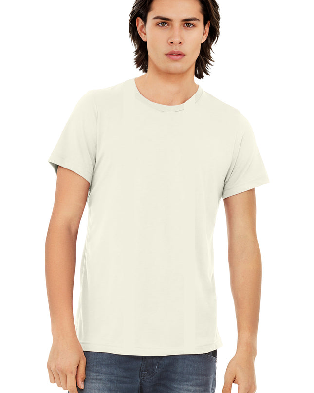 BELLA+CANVAS  Unisex Triblend Short Sleeve Tee. BC3413 - Solid Natural Triblend