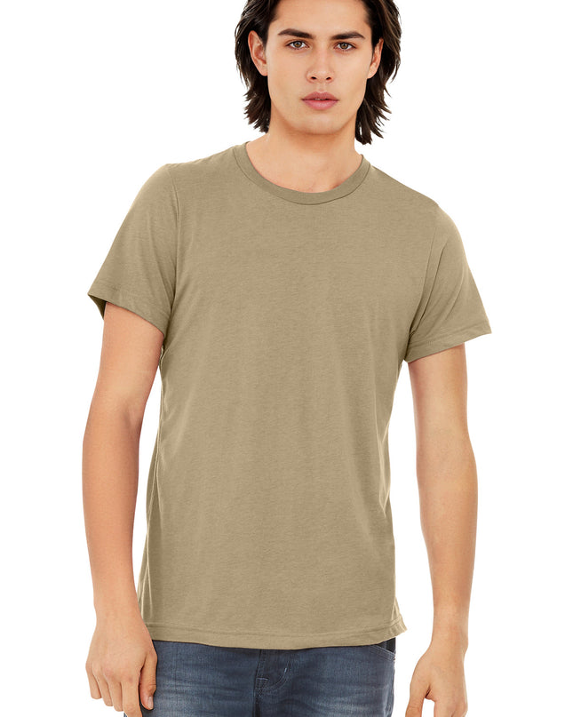 BELLA+CANVAS  Unisex Triblend Short Sleeve Tee. BC3413 - Tan Triblend