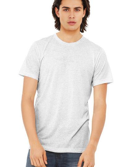 BELLA+CANVAS  Unisex Triblend Short Sleeve Tee. BC3413 - White Fleck Triblend