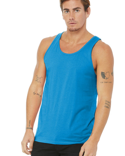 BELLA+CANVAS  Unisex Jersey Tank. BC3480 - Neon Blue