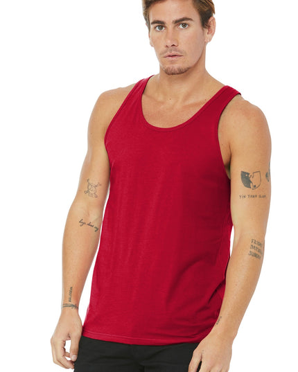 BELLA+CANVAS  Unisex Jersey Tank. BC3480 - Red