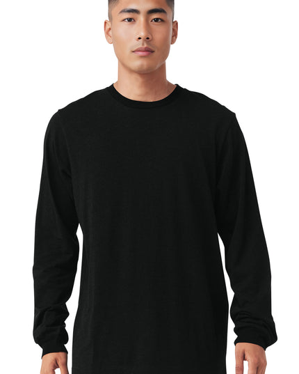 BELLA+CANVAS  Unisex Jersey Long Sleeve Tee. BC3501 - Black
