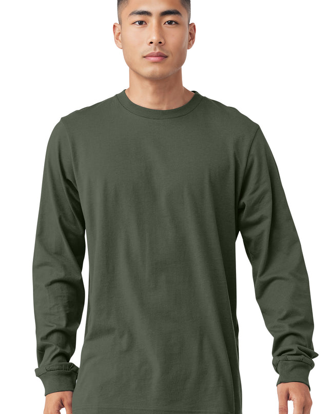 BELLA+CANVAS  Unisex Jersey Long Sleeve Tee. BC3501 - Military Green
