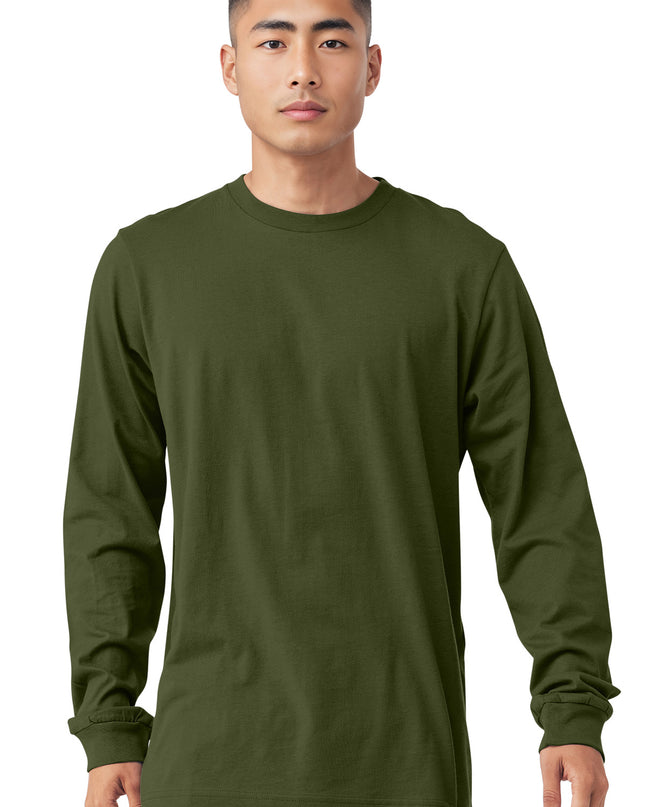 BELLA+CANVAS  Unisex Jersey Long Sleeve Tee. BC3501 - Olive