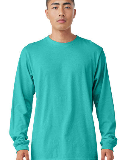 BELLA+CANVAS  Unisex Jersey Long Sleeve Tee. BC3501 - Teal