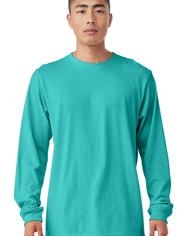 BELLA+CANVAS  Unisex Jersey Long Sleeve Tee. BC3501 - Teal