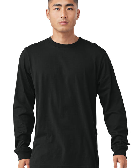 BELLA+CANVAS  Unisex Jersey Long Sleeve Tee. BC3501 - Vintage Black