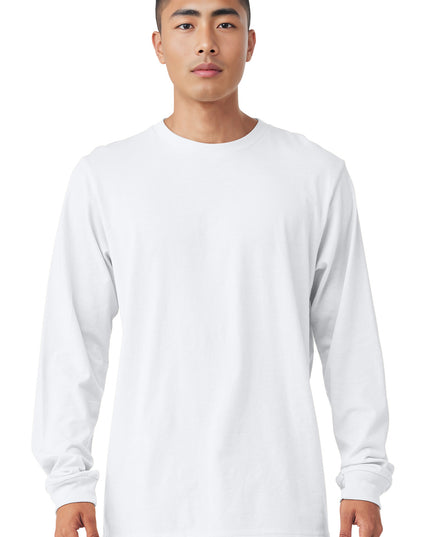 BELLA+CANVAS  Unisex Jersey Long Sleeve Tee. BC3501 - White