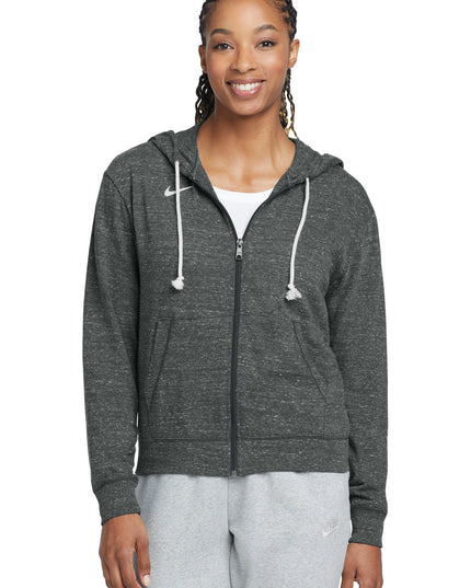 Nike Women's Gym Vintage Full-Zip Hoodie CN9402 - Team Anthracite