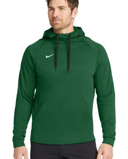 Nike Therma-FIT Pullover Fleece Hoodie  CN9473 - Team Dark Green