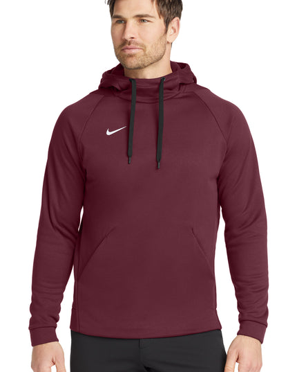 Nike Therma-FIT Pullover Fleece Hoodie  CN9473 - Team Dark Maroon