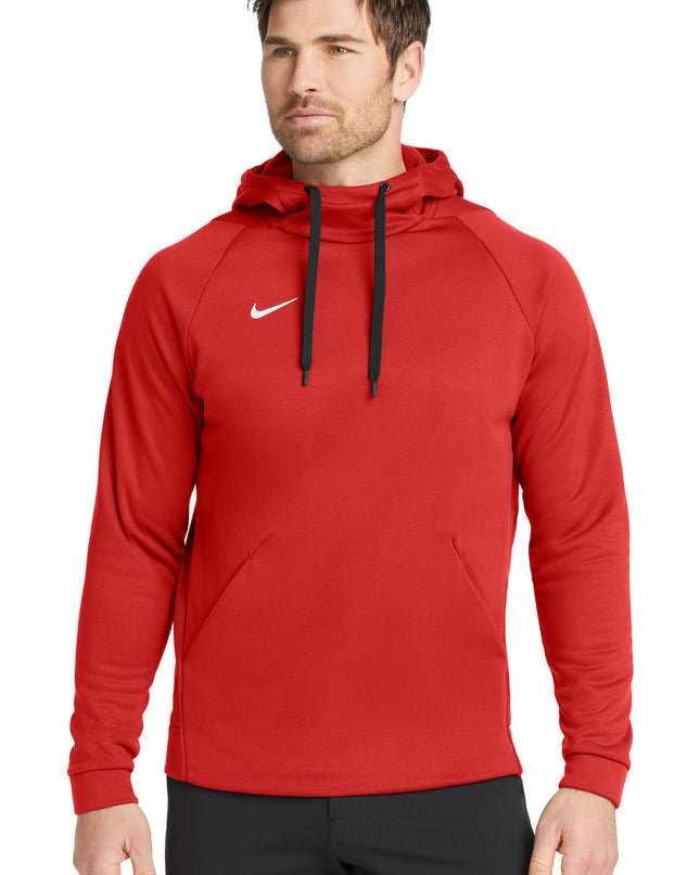 Nike Therma-FIT Pullover Fleece Hoodie  CN9473 - Team Scarlet