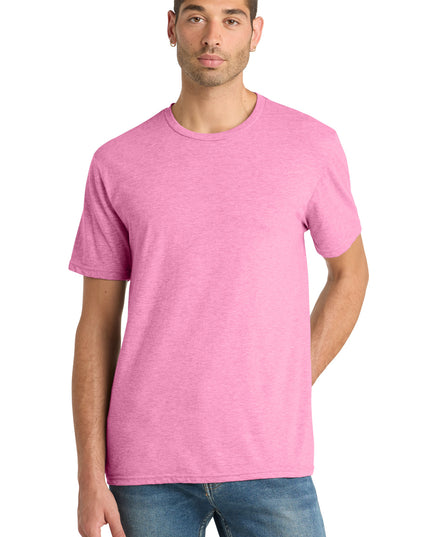 District Perfect Blend CVC Tee. DM108 - Awareness Pink Heather