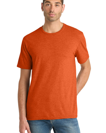 District Perfect Blend CVC Tee. DM108 - Deep Orange Heather