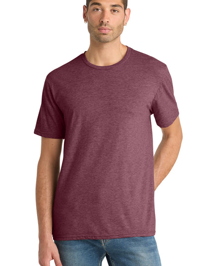 District Perfect Blend CVC Tee. DM108 - Heathered Cardinal