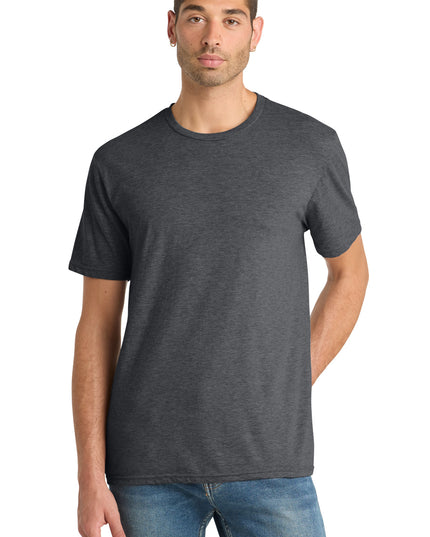 District Perfect Blend CVC Tee. DM108 - Heathered Charcoal