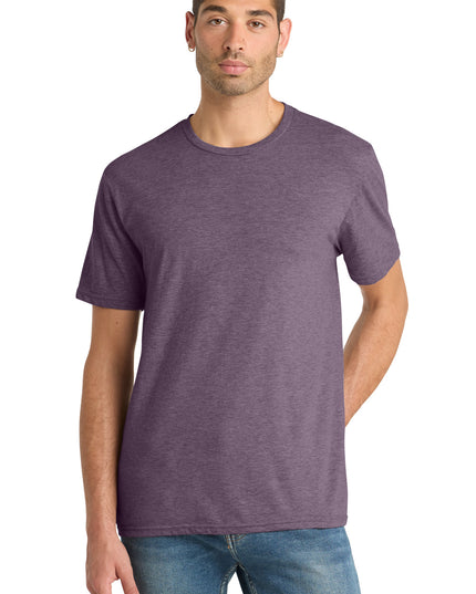 District Perfect Blend CVC Tee. DM108 - Heathered Eggplant