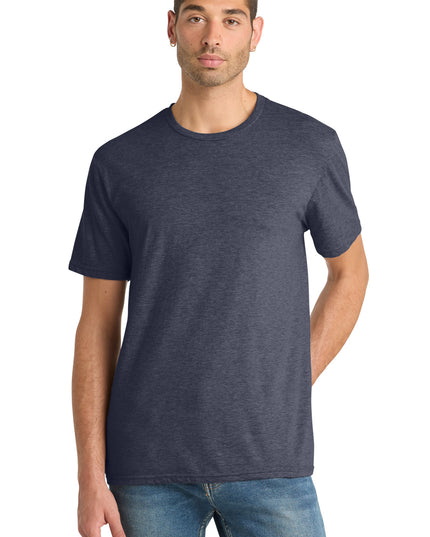 District Perfect Blend CVC Tee. DM108 - Heathered Navy