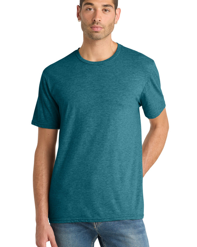 District Perfect Blend CVC Tee. DM108 - Heathered Teal