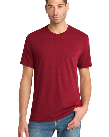 District Perfect Blend CVC Tee. DM108 - Red Fleck