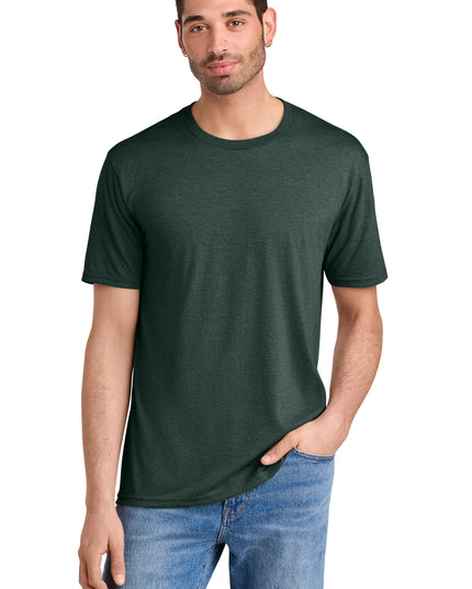 District  Perfect TriTee. DM130 - Heathered Forest Green