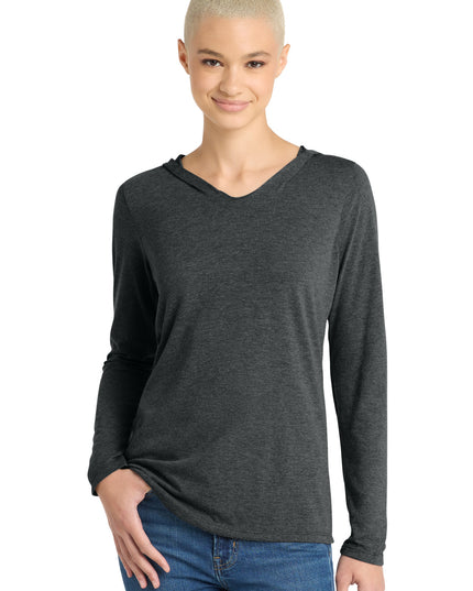 District Women's Perfect Tri Long Sleeve Hoodie. DM139L