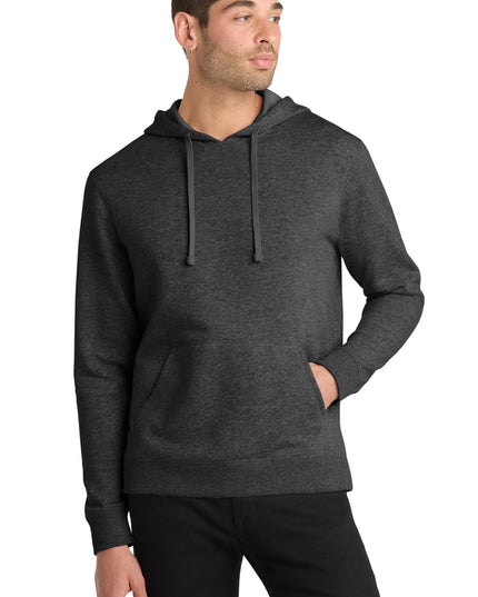 District Lightweight Fleece Hoodie. DM391 - Heathered Black