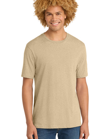 District Perfect Weight Tee. DT104 - Heathered Latte