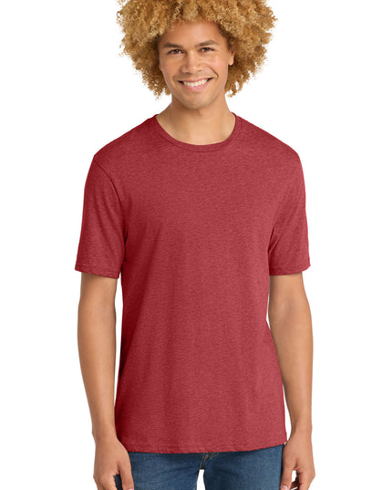 District Perfect Weight Tee. DT104 - Heathered Red