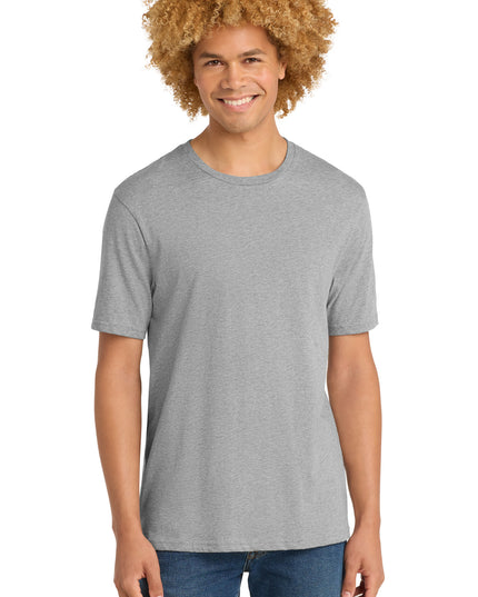 District Perfect Weight Tee. DT104 - Heathered Steel