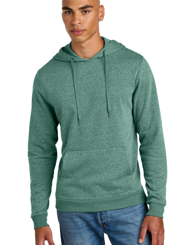 District Perfect Tri Fleece Pullover Hoodie DT1300 - Heathered Eucalyptus Blue