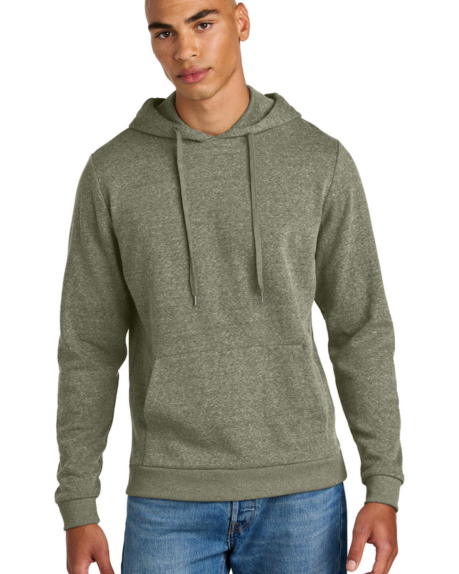 District Perfect Tri Fleece Pullover Hoodie DT1300 - Military Green Frost