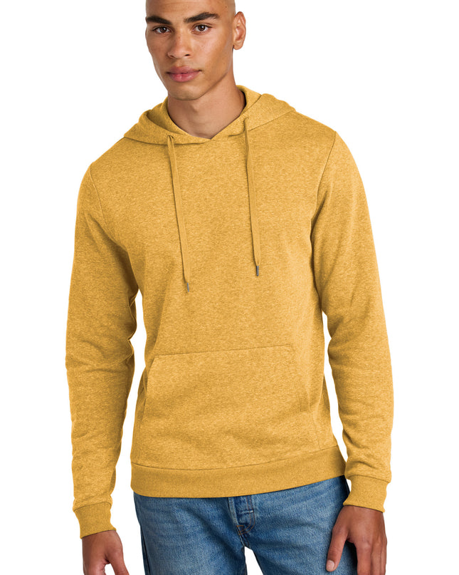 District Perfect Tri Fleece Pullover Hoodie DT1300 - Ochre Yellow Heather