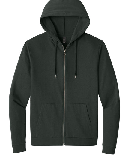 District Perfect Tri Fleece Full-Zip Hoodie DT1302 - Deepest Grey