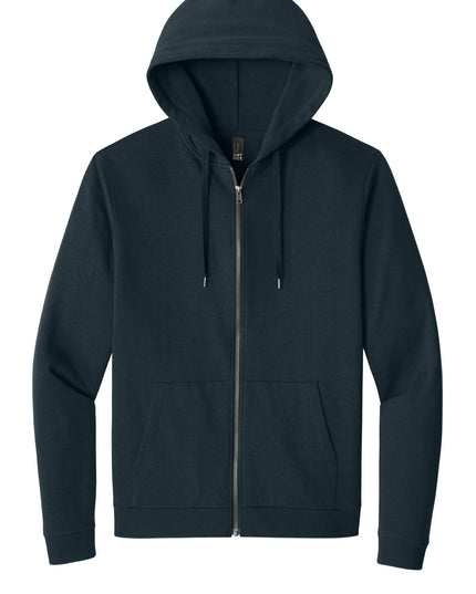 District Perfect Tri Fleece Full-Zip Hoodie DT1302 - New Navy