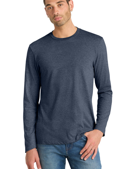 District Very Important Tee Long Sleeve. DT6200 - Heathered Navy