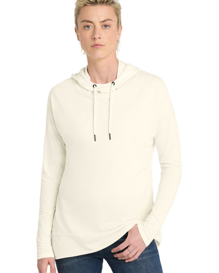 District  Women's Featherweight French Terry  Hoodie DT671 - Gardenia