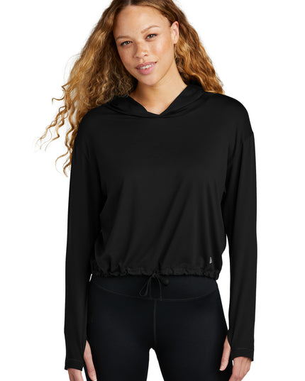 New Era Women's Power Long Sleeve Hoodie LNEA229 - Black