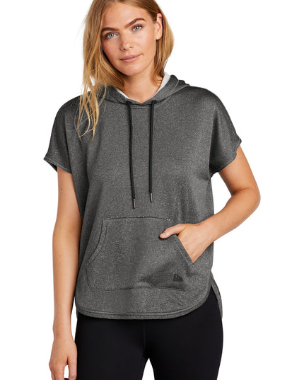 New Era  Women's Performance Terry Short Sleeve Hoodie LNEA533 - Graphite Heather